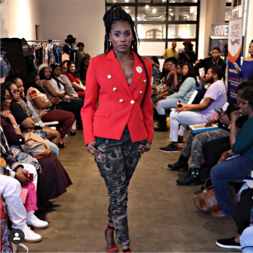 Red Women’s Blazer